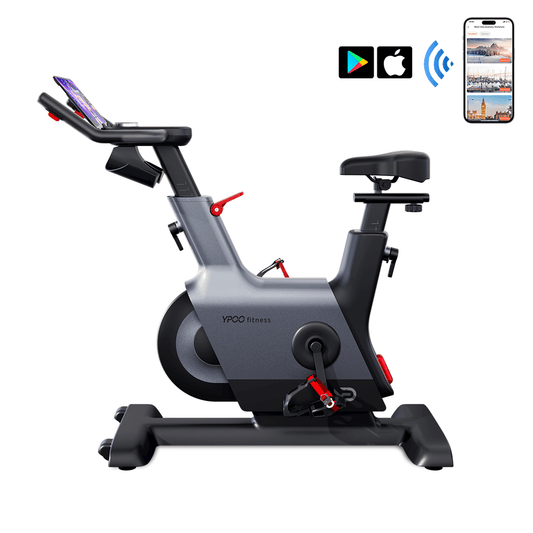 PRO-SPORTZ F2 Magnetic Spinning Bike: Futuristic Home & Commercial Gym Equipment with 32-Level Resistance and Yfit APP & LED Screen