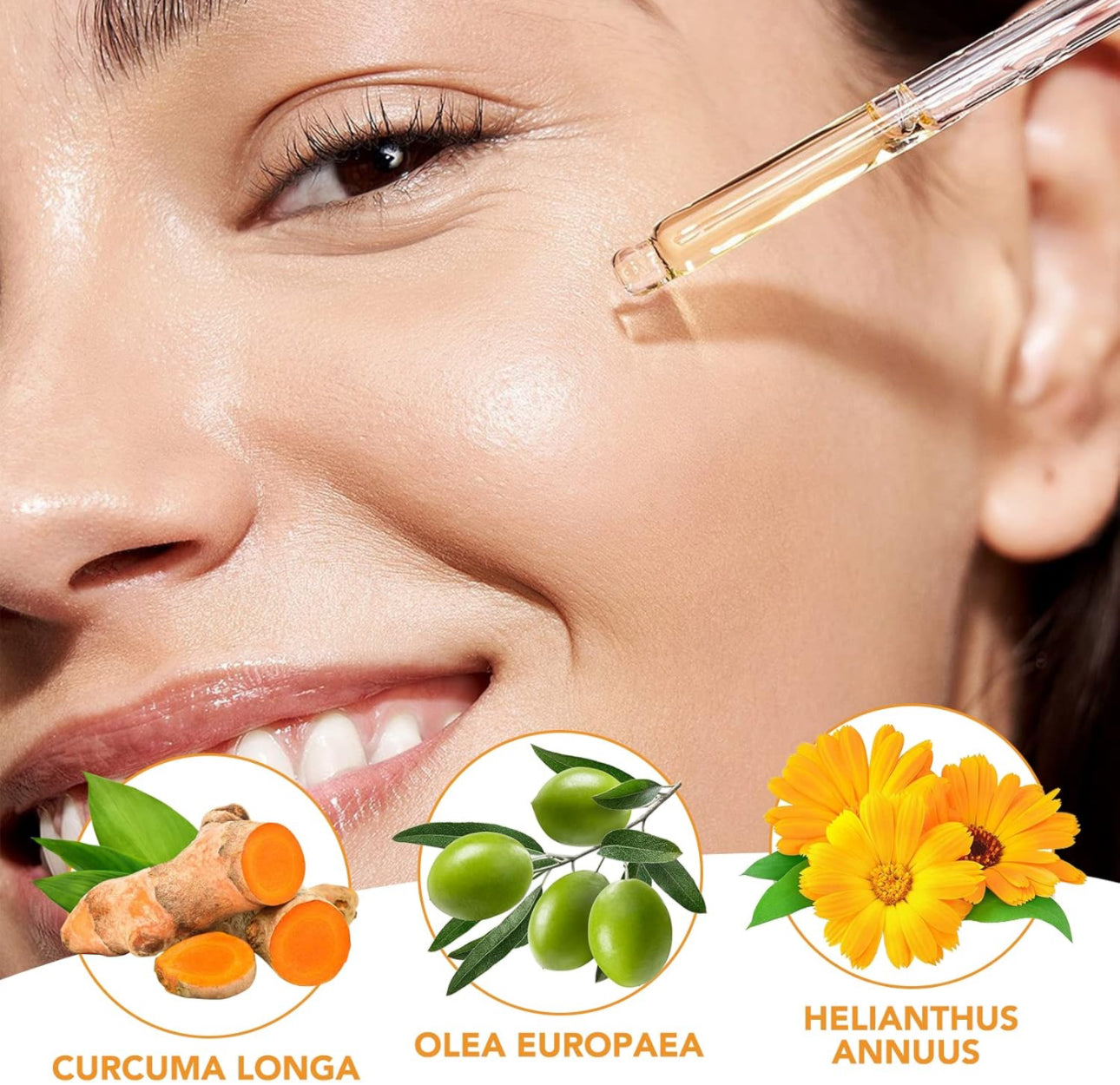 Turmeric Serum for Face Dark Spots, Face Skin Reduces Hyperpigmentation, Age Spots, Sun Spot, Improve Skin Tone