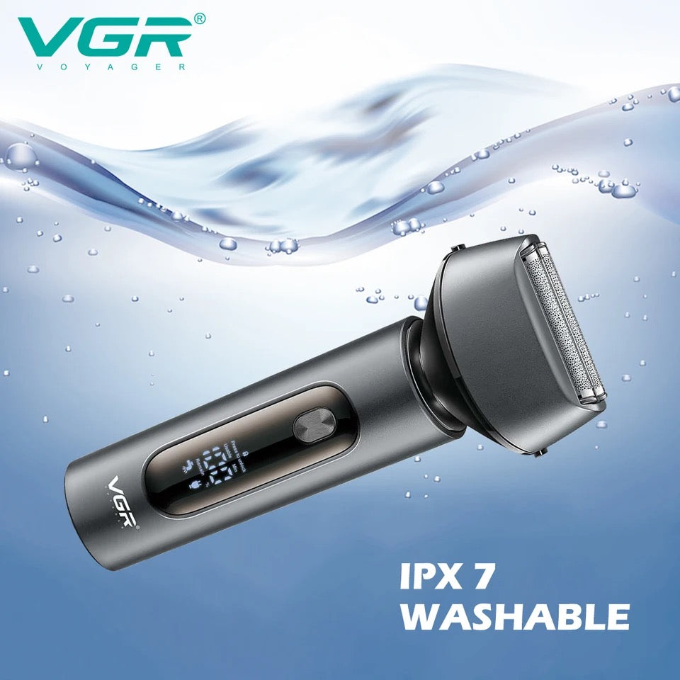 VGR Electric Shaver Beard Trimmer Shaving Machine Trimmer for Men Razor Professional Electric Rechargeable IPX7 Washable V-381