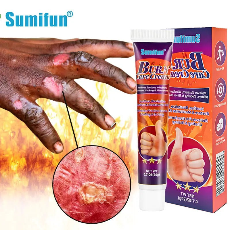 Burn Scald Ointment Burn Scar Removal Pain Relief Antibacterial Cream Repairing Skin Redness Swelling Anti Fungal Health Care