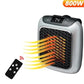 TURBO 800 HANDY SPACE SAVING WALL OUTLET HEATER 800W WITH REMOTE CONTROL