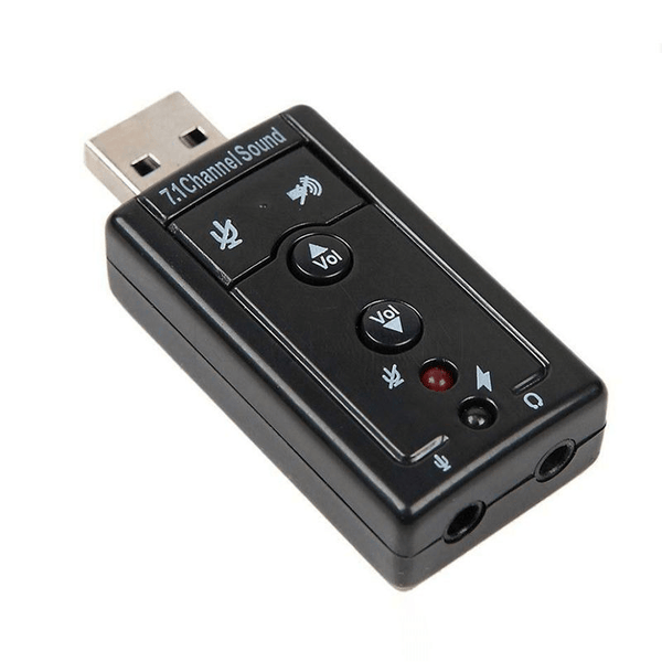 Virtual 7.1-Channel USB External Sound Card