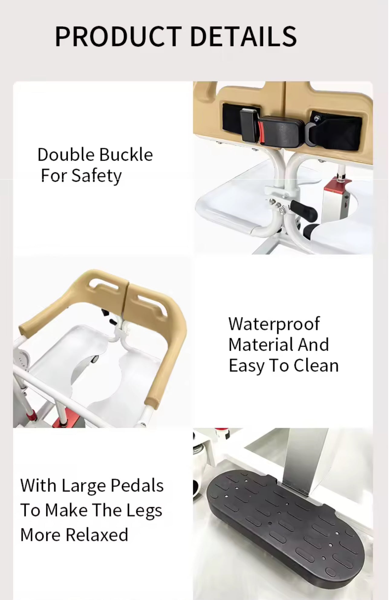 Patient Transfer Assist Lift, Dining Board Soft Cushion Toilet Hydraulic Pump Wheelchair Lift Machine for Disability & Elderly - PreOrder Sales Now Available!