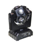 LED stage light 12*10W powerful RGBW 4 in 1 rotating beam moving head light effect, suitable for disco, party, bar, nightclub