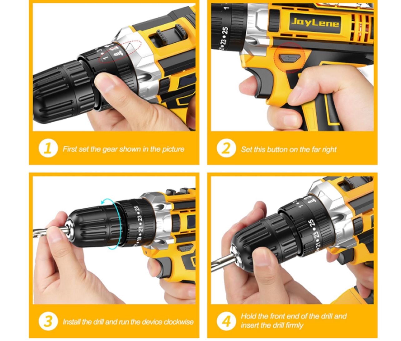 Cordless Battery Drill Complete Megamall Online Store