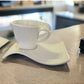 Wavy Cup & Saucer Set -12pc