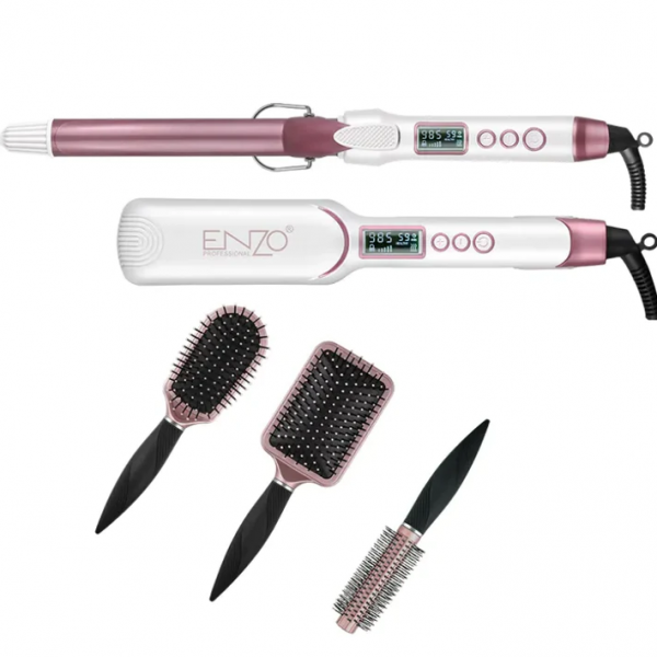 ENZO 5 in1 machine profesional straight air massage curler hair