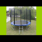 Round Outdoor Trampoline for Kids, Trampoline for Kids, Gymnastic, Fitness, Park, Large, Professional 2.44M