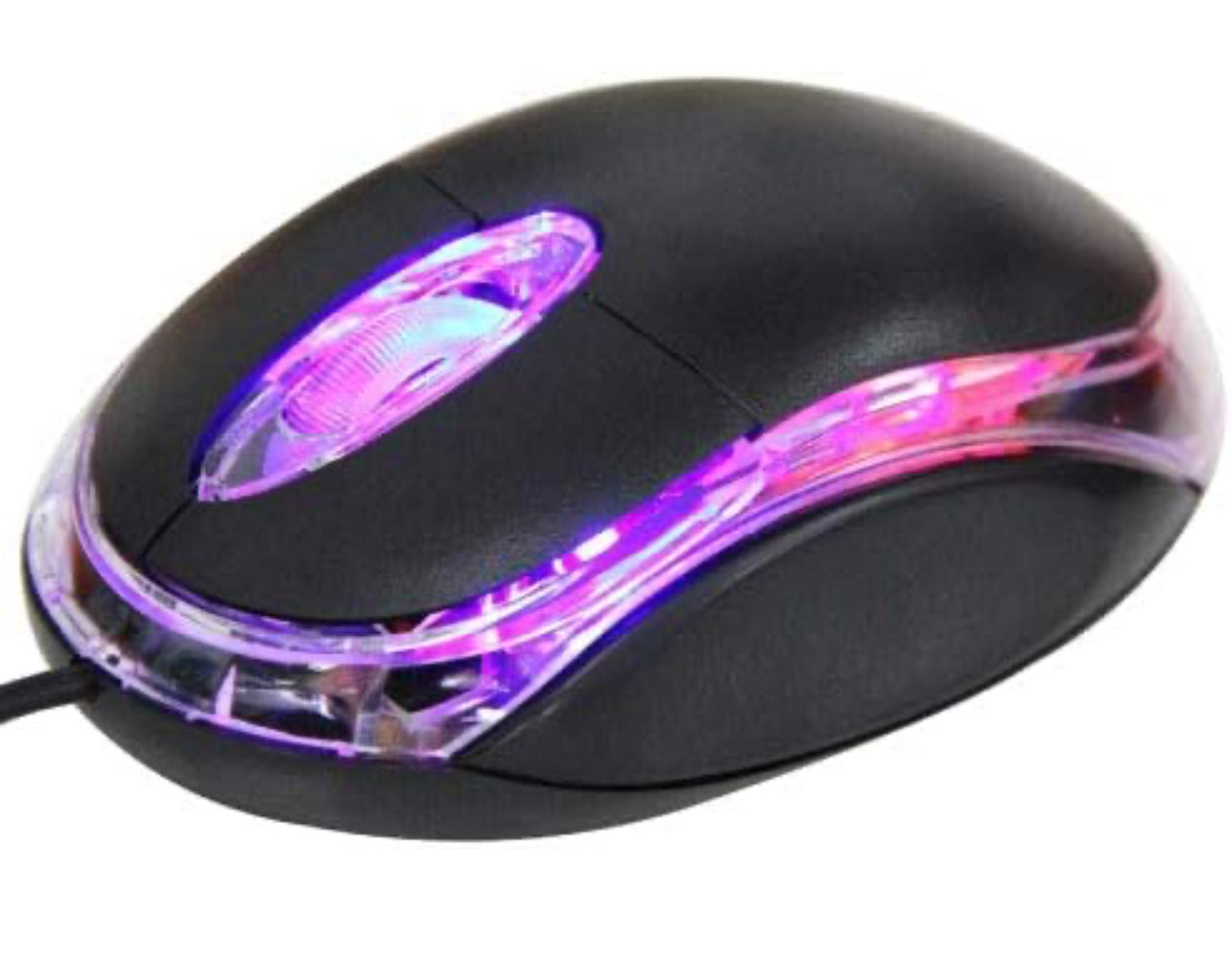 Wired Optical Mouse 1200DPI With LED Light