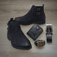 Men’s Combo Deal - Boot,Wallet,Belt & Watch - 4pc