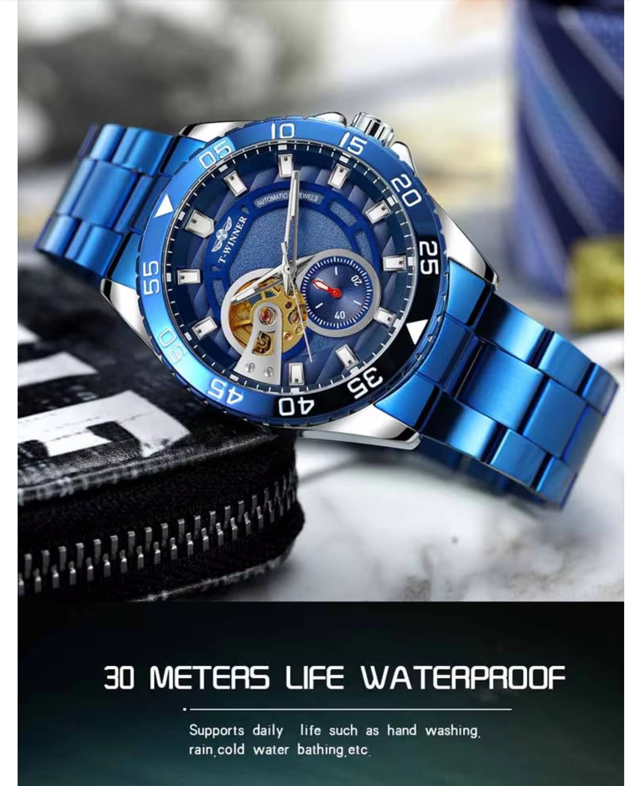 WINNER Men’s Fashion and Leisure Hollow Mechanical Movement Automatic Mechanical Watch — Various Models PreOrder Sales Now Available!