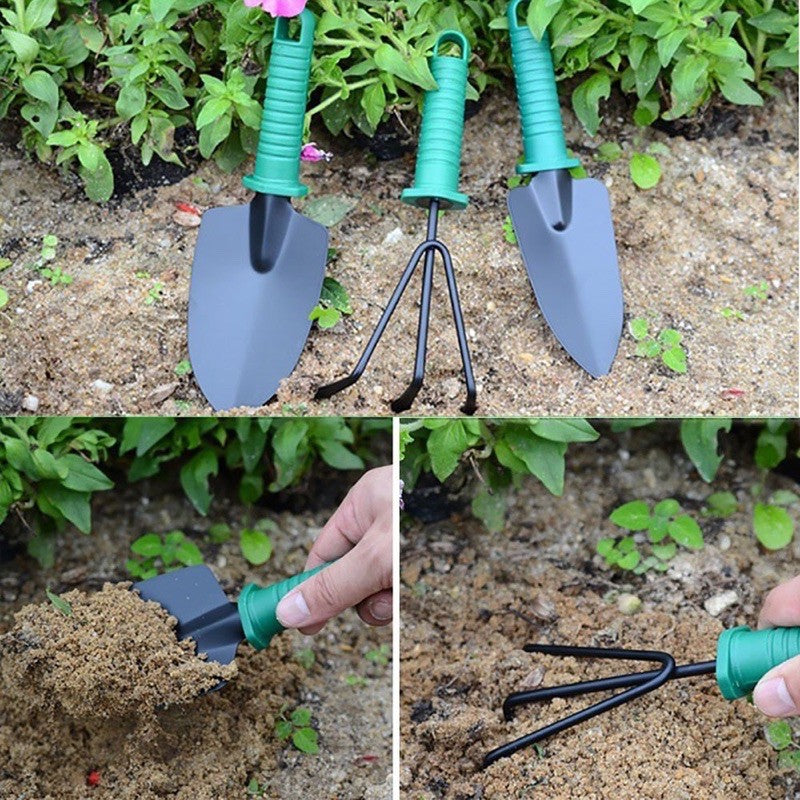 10PCS Bunnings Garden Tool Kit With Secateurs Shovel New Plant Weeding Set