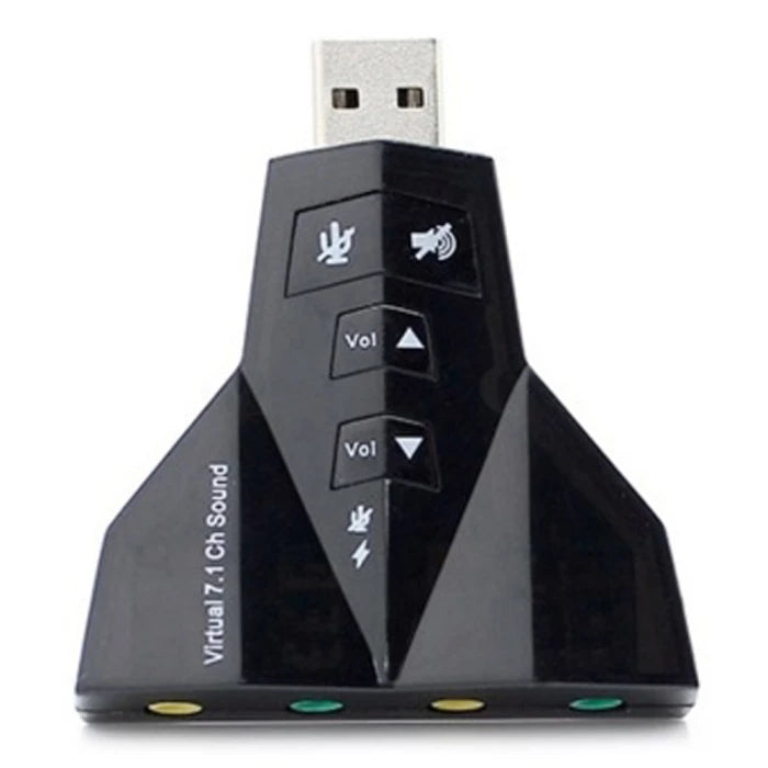 Universal USB Sound Adapter 7.1 Double Plus Volume