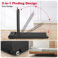 2-in-1 Fitness Foldable Electric Treadmill Space-Saving Machine Walking Running Pad