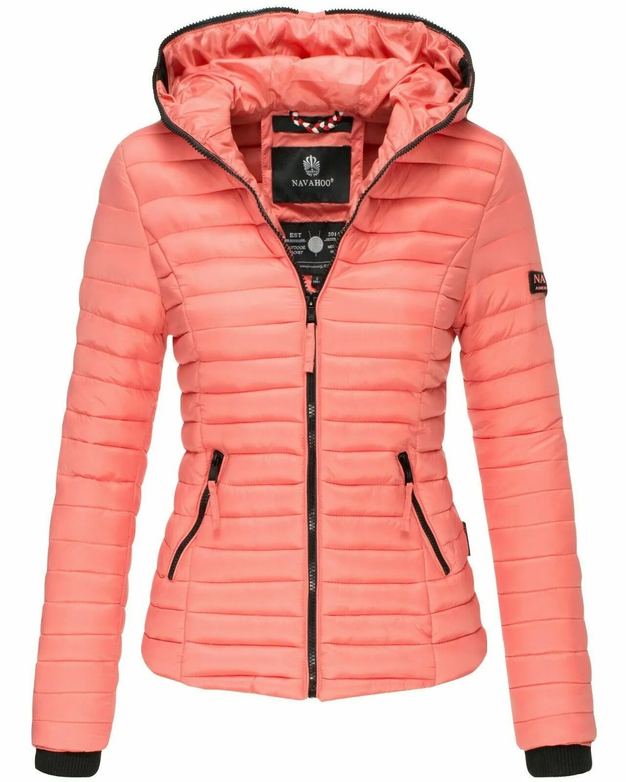 Ladies Trendy Slim Fit Puffer Jackets