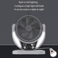 6" Rechargeable Solar Fan With 3.2V/3.5AH Battery And 6V 4W Solar Panel