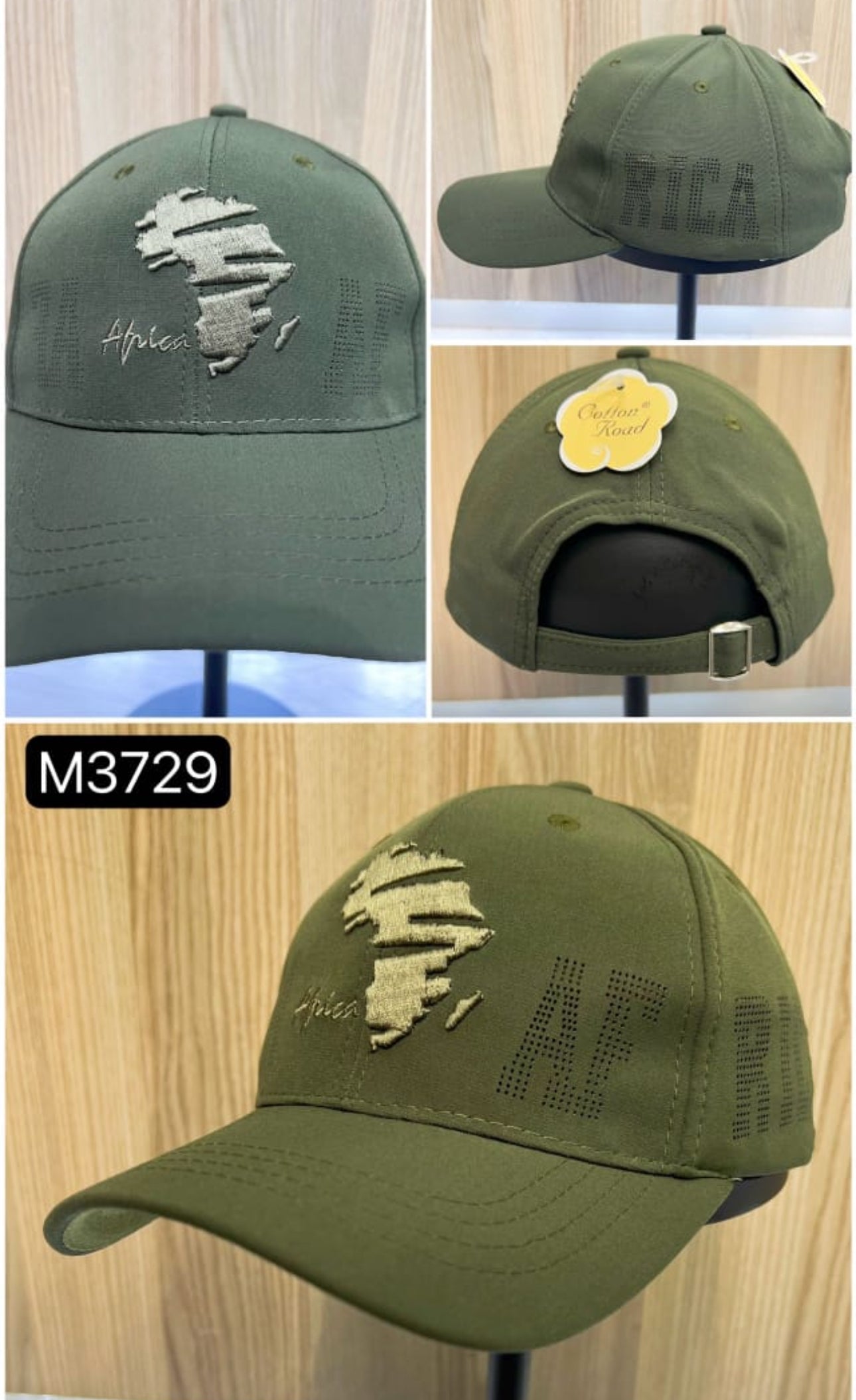 Africa Themed Baseball Caps