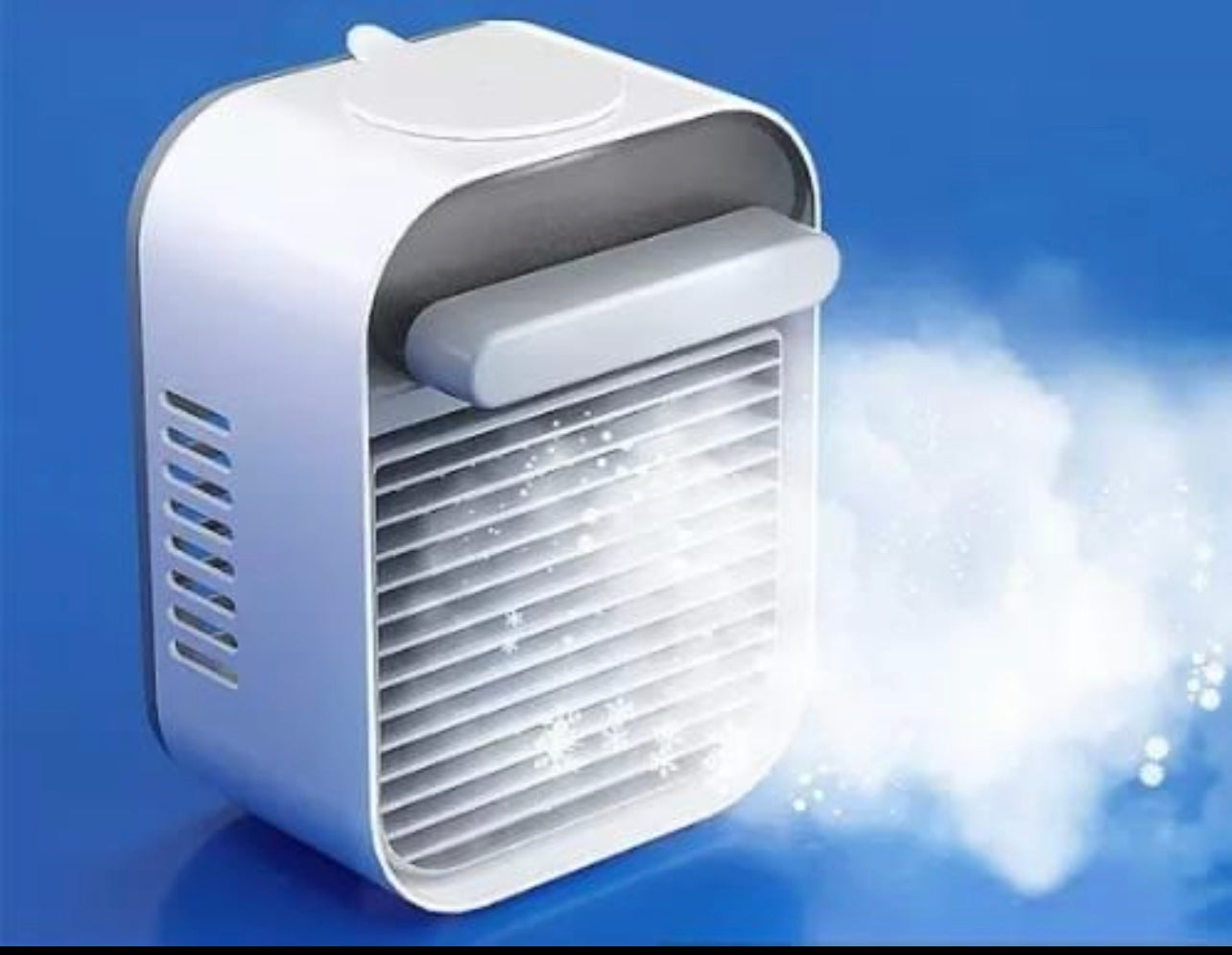 ➡️New USB Mini Refrigeration Air Conditioner
➡️ Small Cooling Fan Home Portable Mobile Desktop Humidification 
➡️Cooling Air Conditioning fan