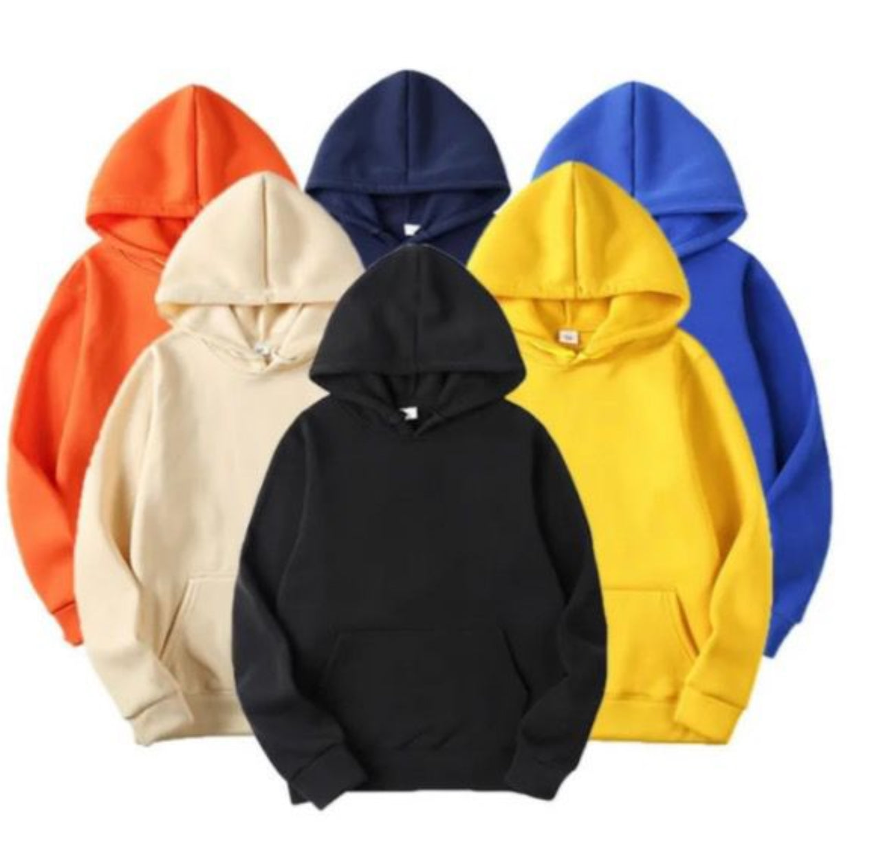 Warm Unisex Heavy Fleece Hoodies Various Colours