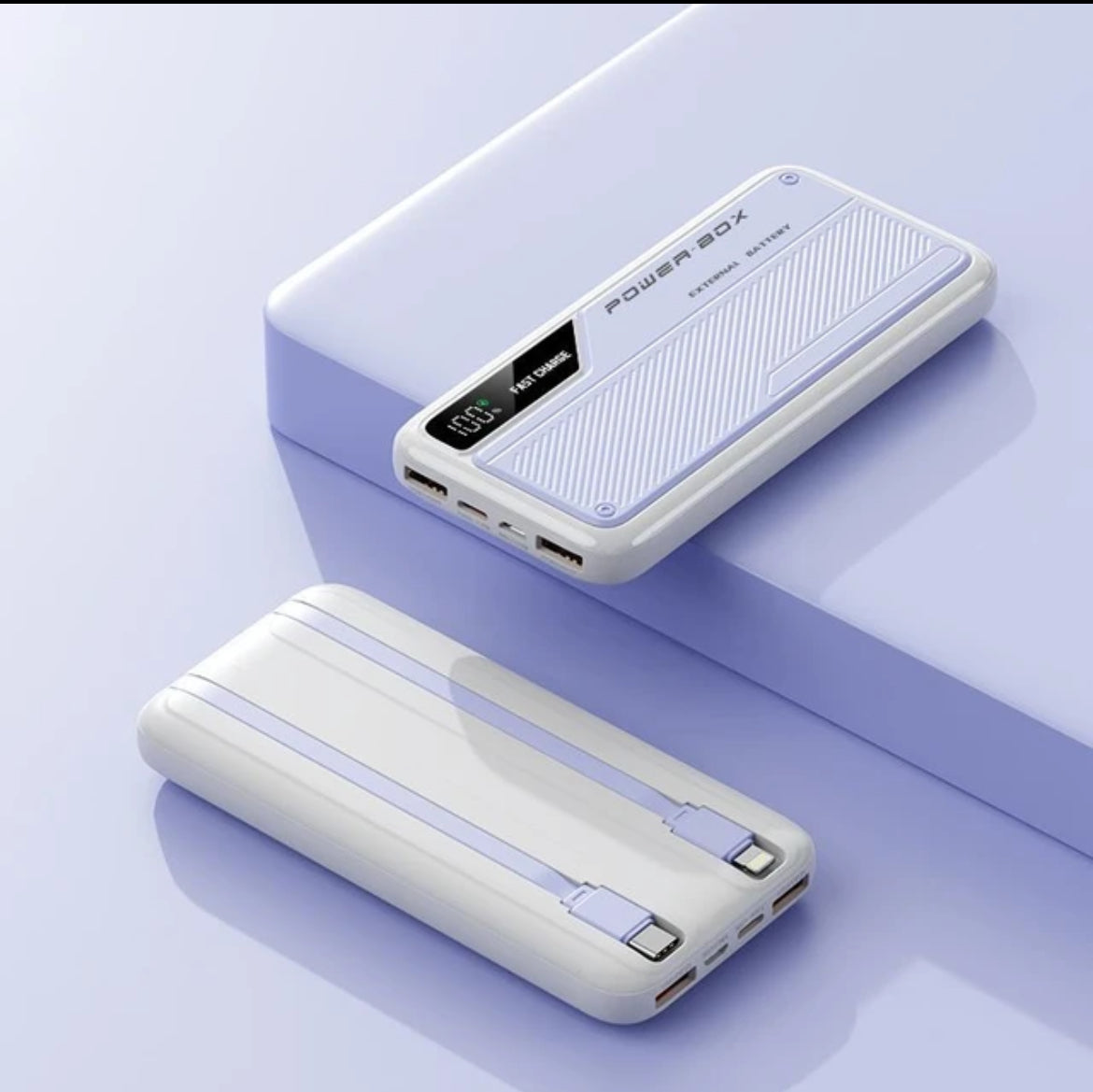 10000mAh 22.5w Powerbank with Charging Cable