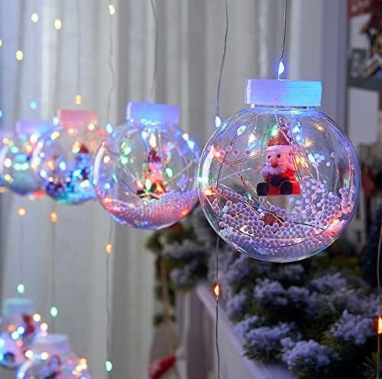 Christmas LED Wish Ball Light Curtain 3M -220v