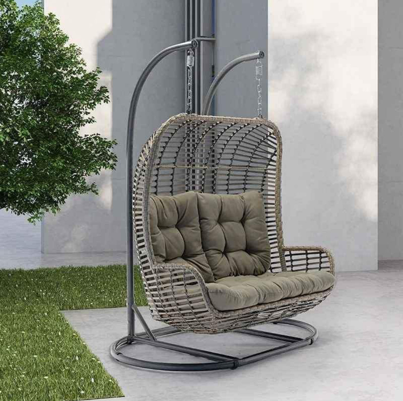 Luxury Swing Chair 2 Seater For Patio, Garden Inc Cushions