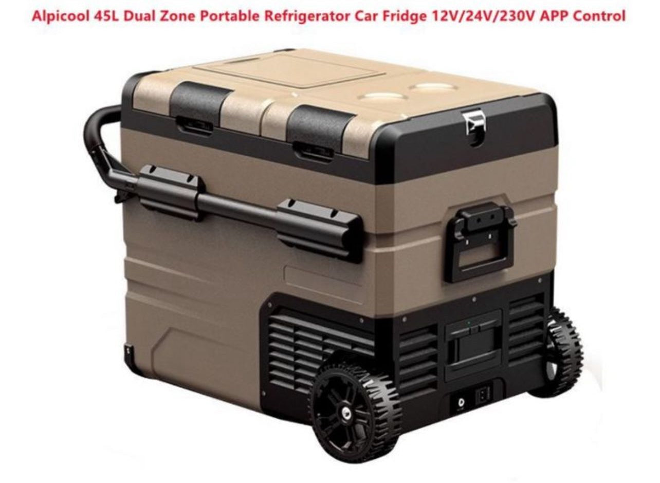 Alpicool 45L Dual Zoom Portable Refrigerator Car Fridge