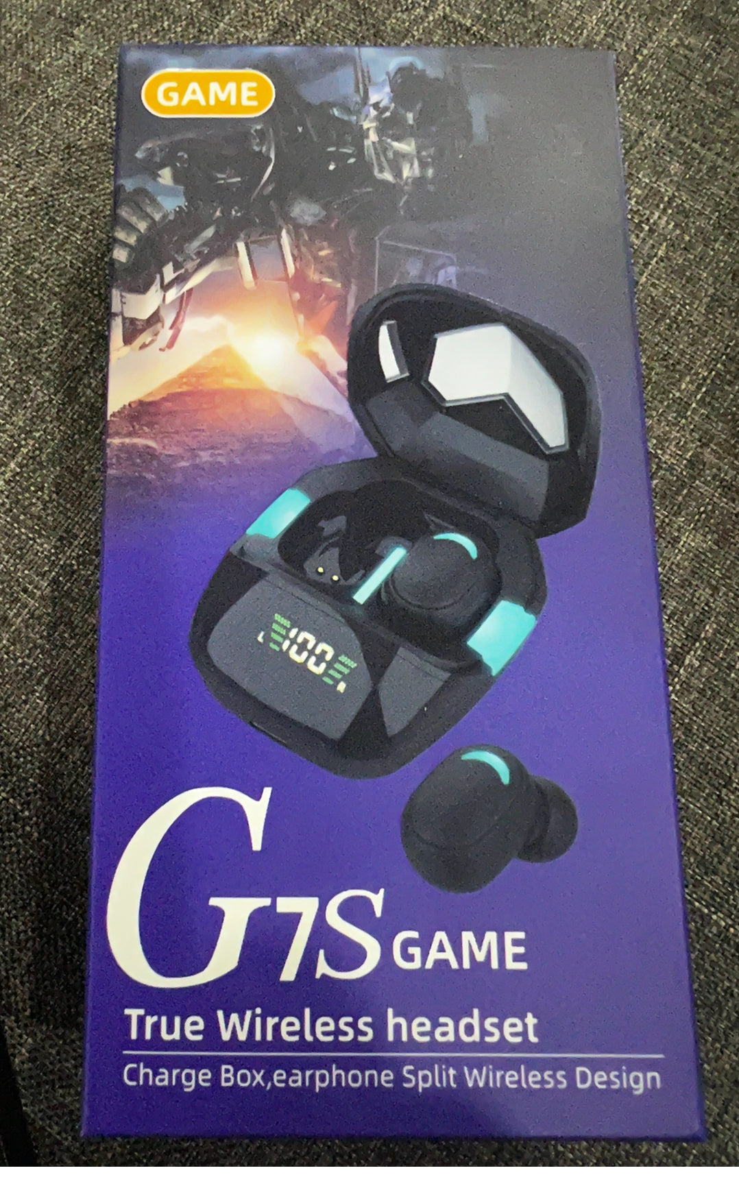 Gaming Earphone - Noise Reduction Wireless Bluetooth Earphones compatible with G7S TWS