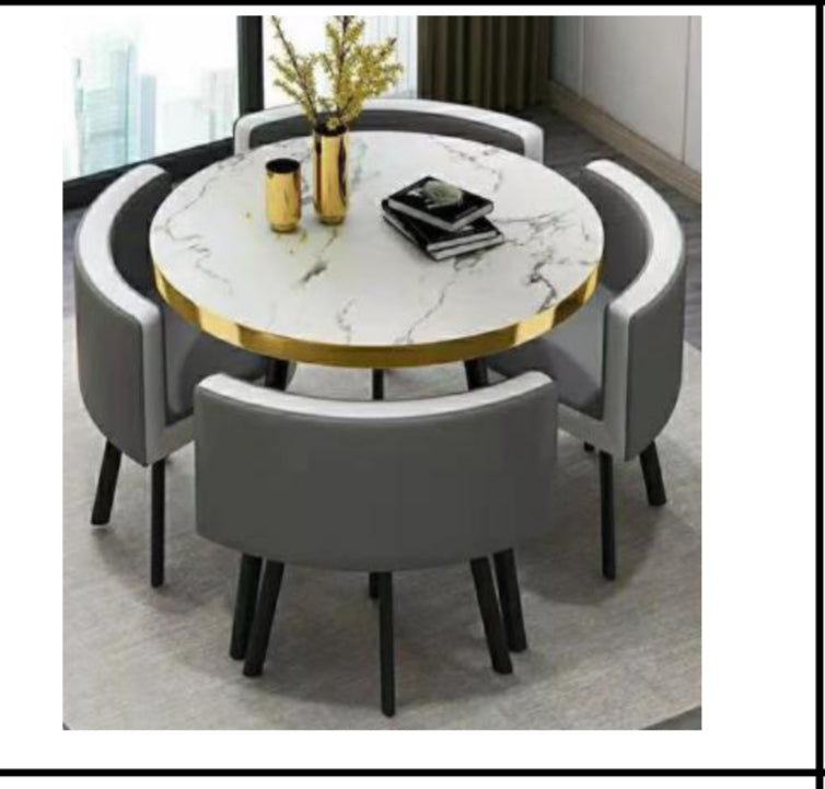 Nordic Dining Set - Table + 4Chairs