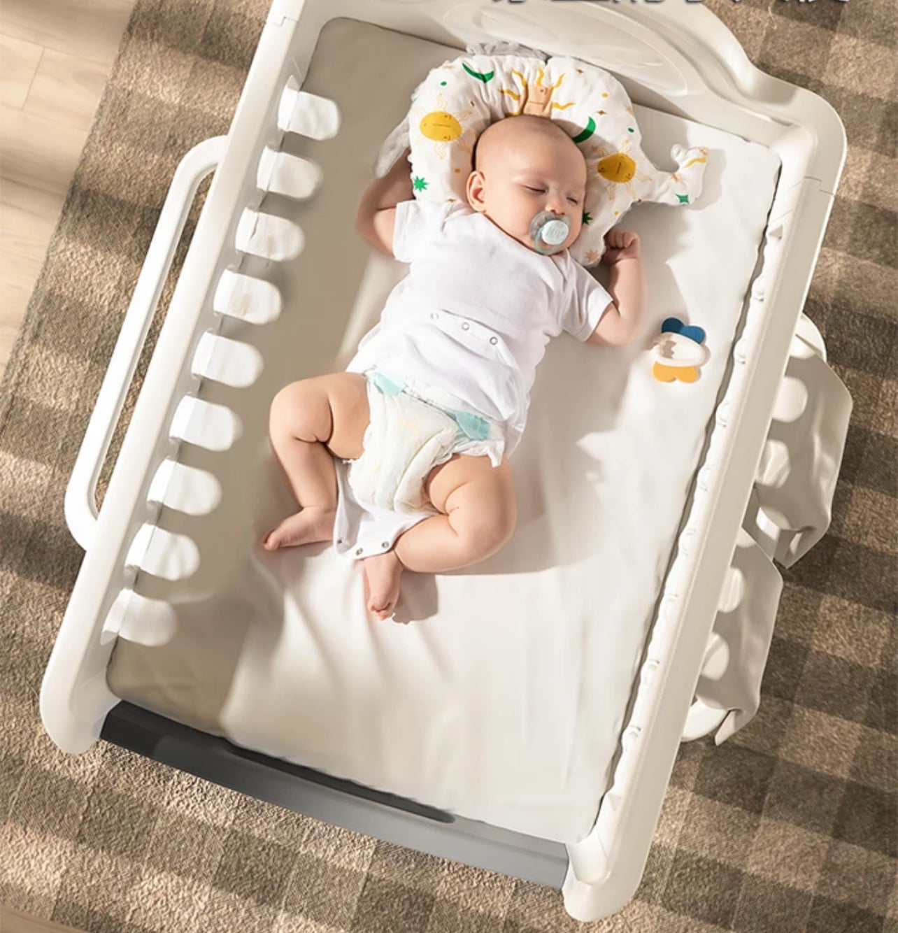 Pull-out Diaper-Changing Table Multifunctional Bathroom Baby Care Desk Mat Storage Box Diaper Changing Rack