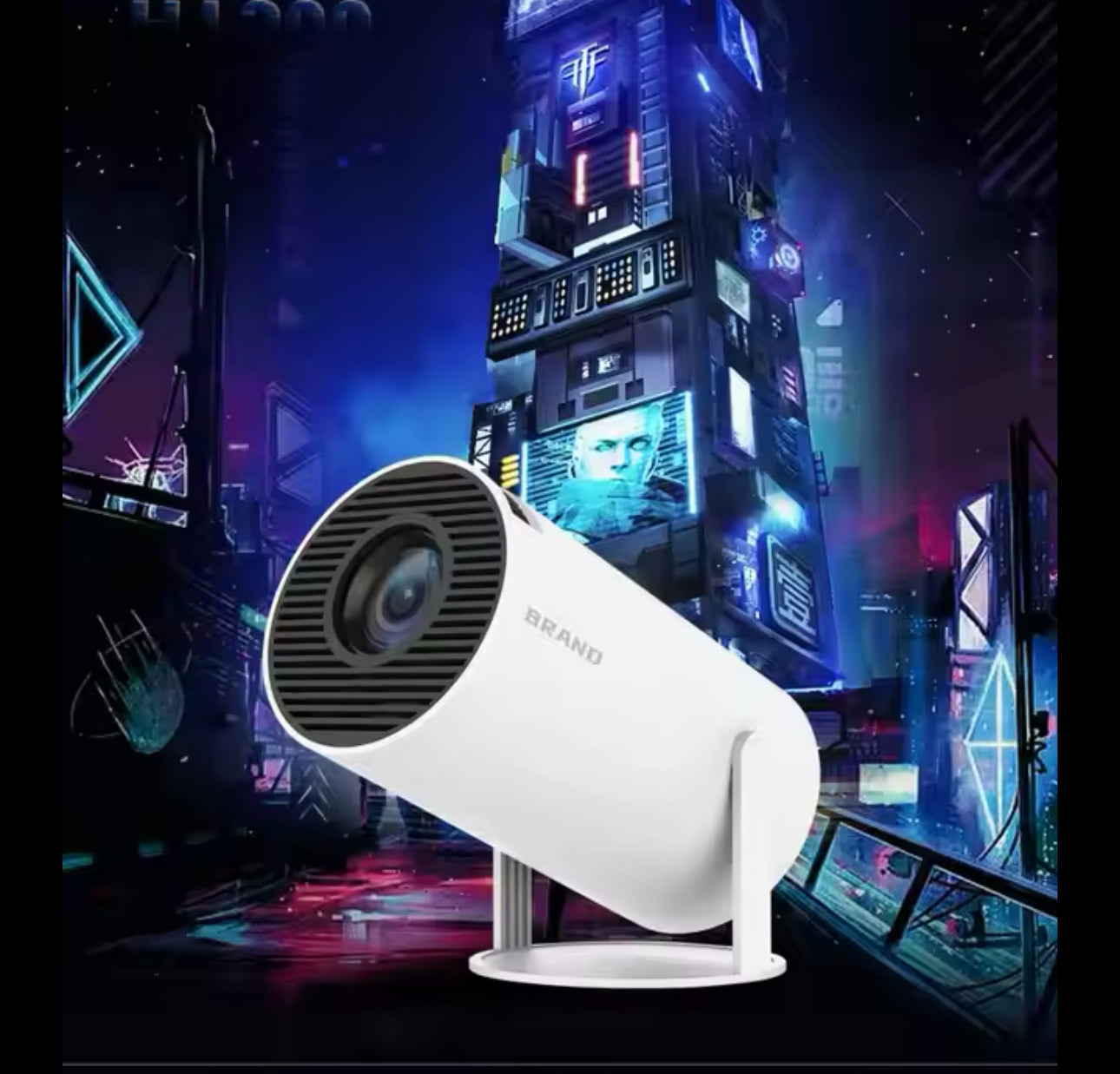 4k Mini Projector Home Theater Screen Small Light Projector Durable Portable Smart Full Hd Home LED LCD / AE-148