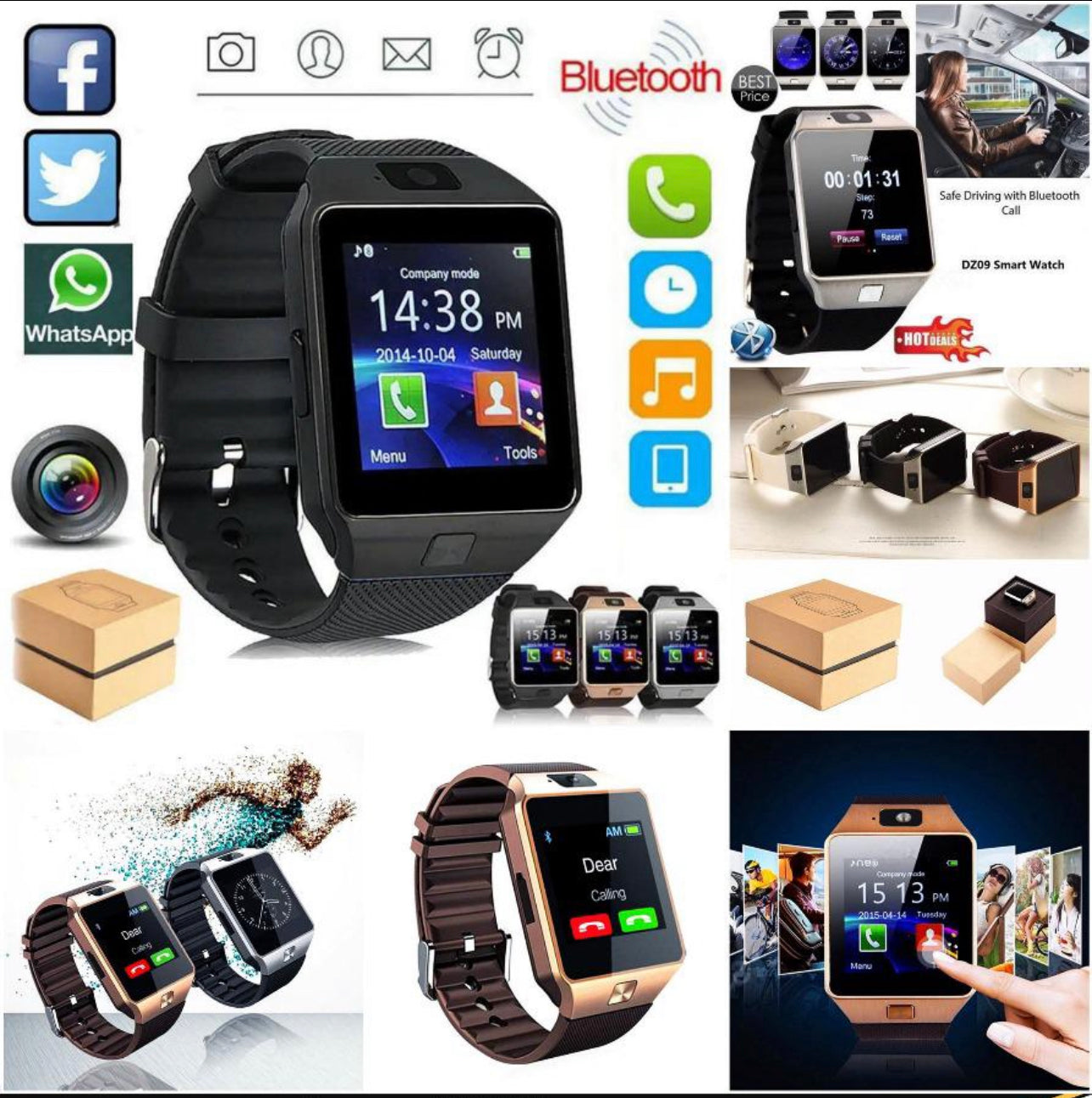 Smartwatch Bluetooth DZ09