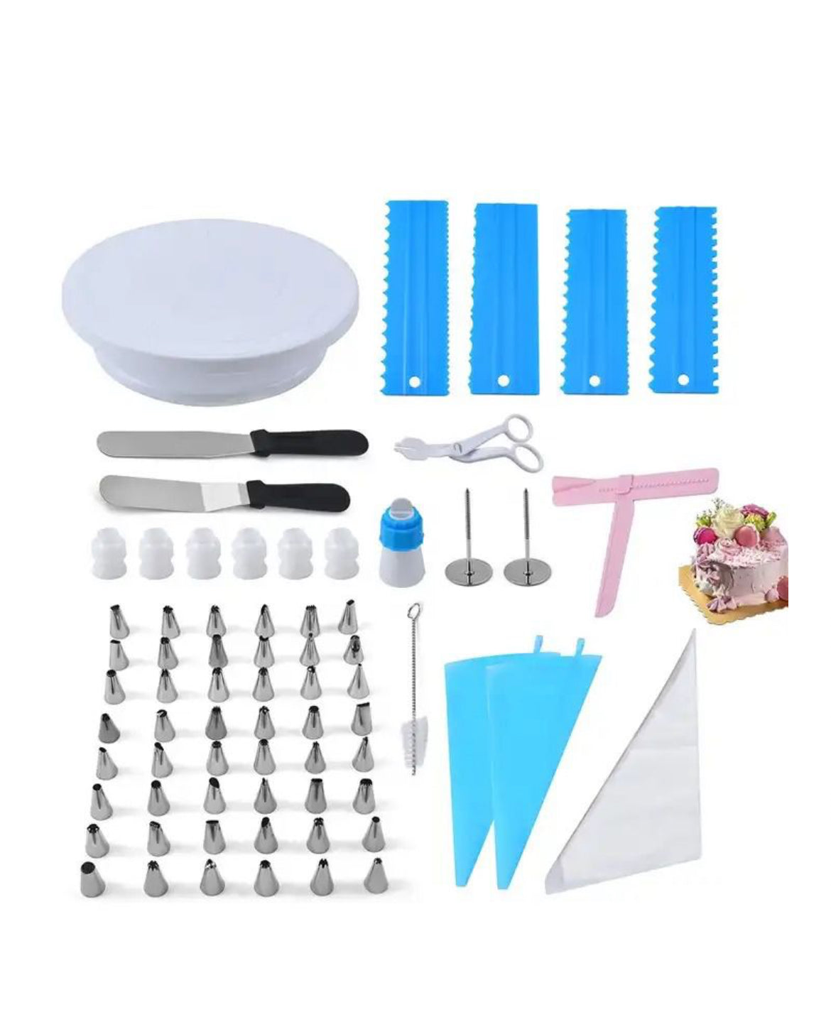 70pcs Piece Cake Decorating Baking Set