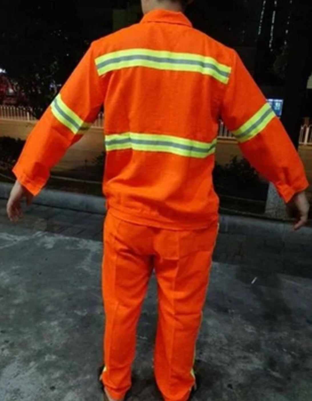 2pc over all conti suit with reflective tapes