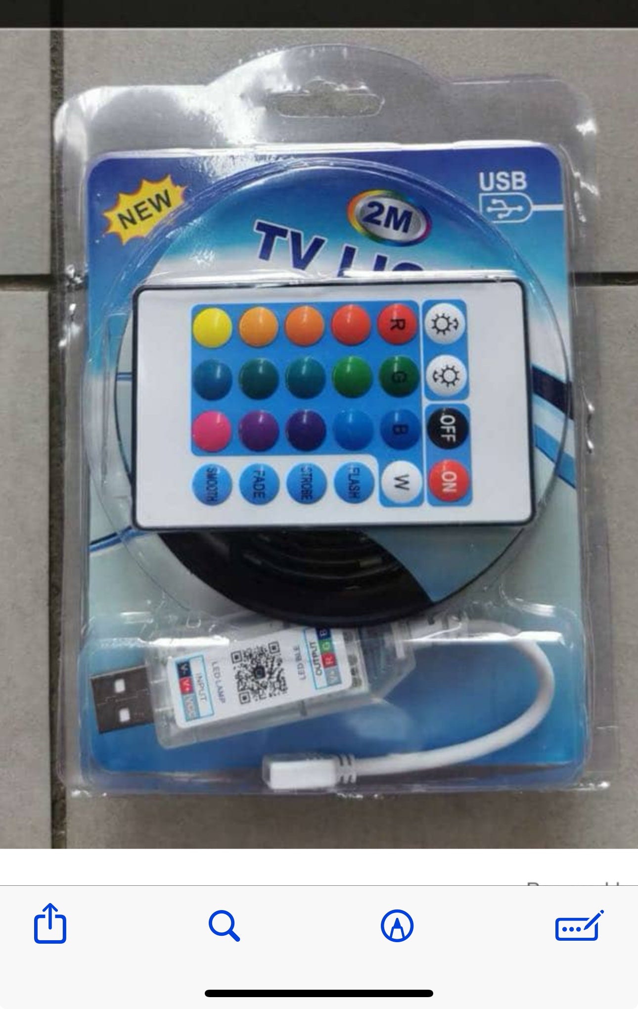 2M LED RGB TV Light - USB