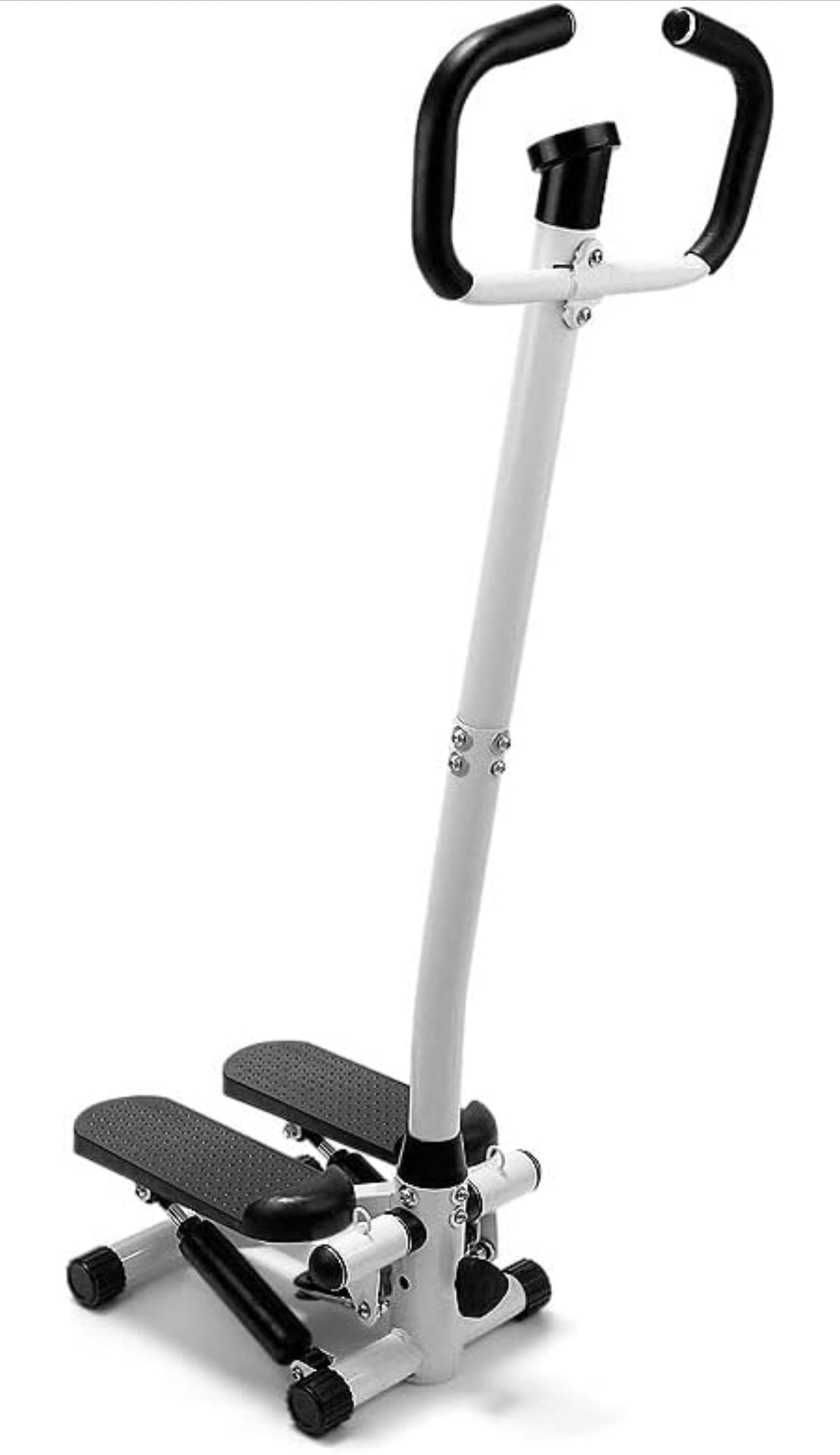 Stair Stepper with Handlebar,Exercise Stepping Machine with Resistant Band,Portable Stair Steppers for Home/Office