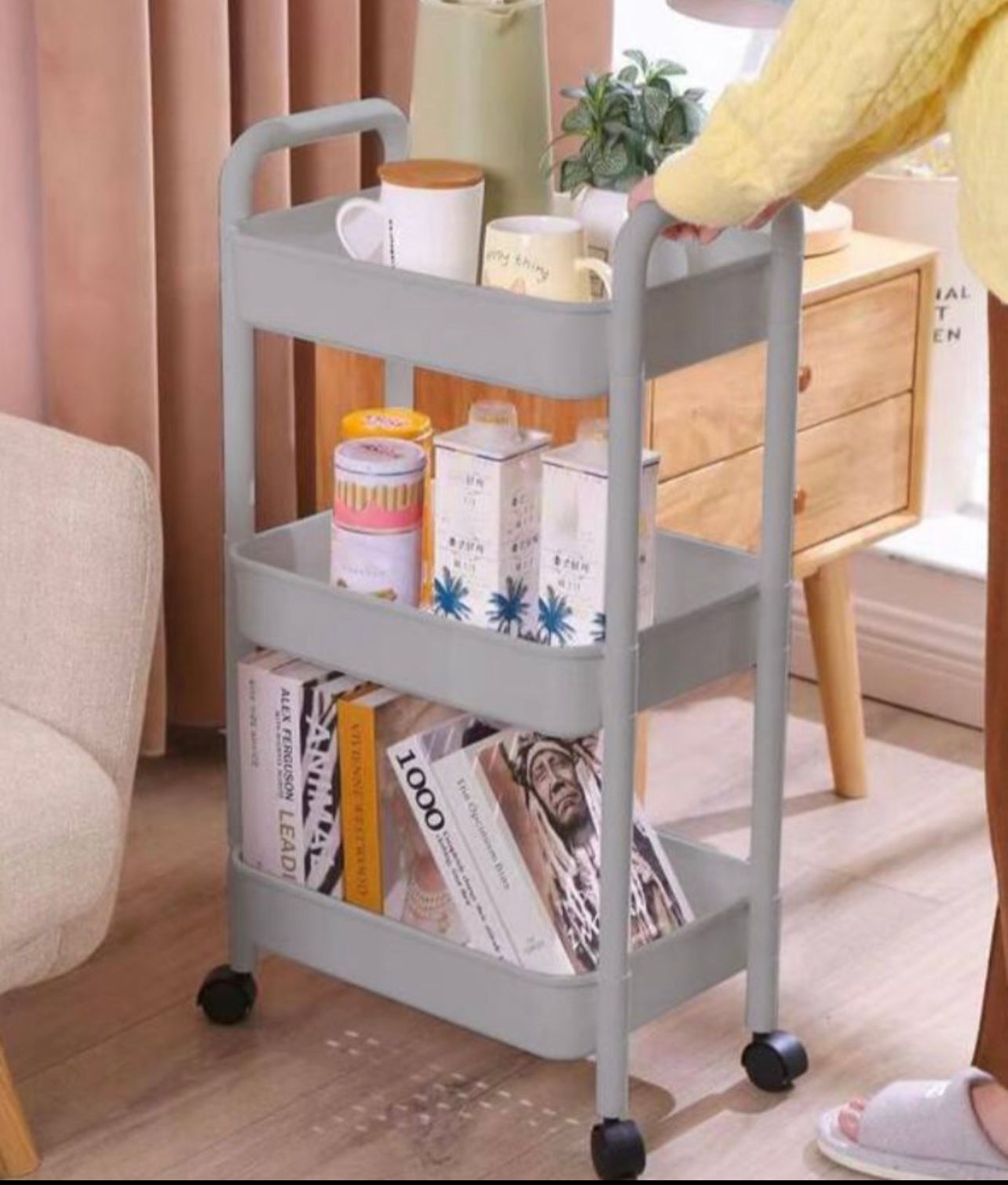 Storage Trolley 3 Layer PVC