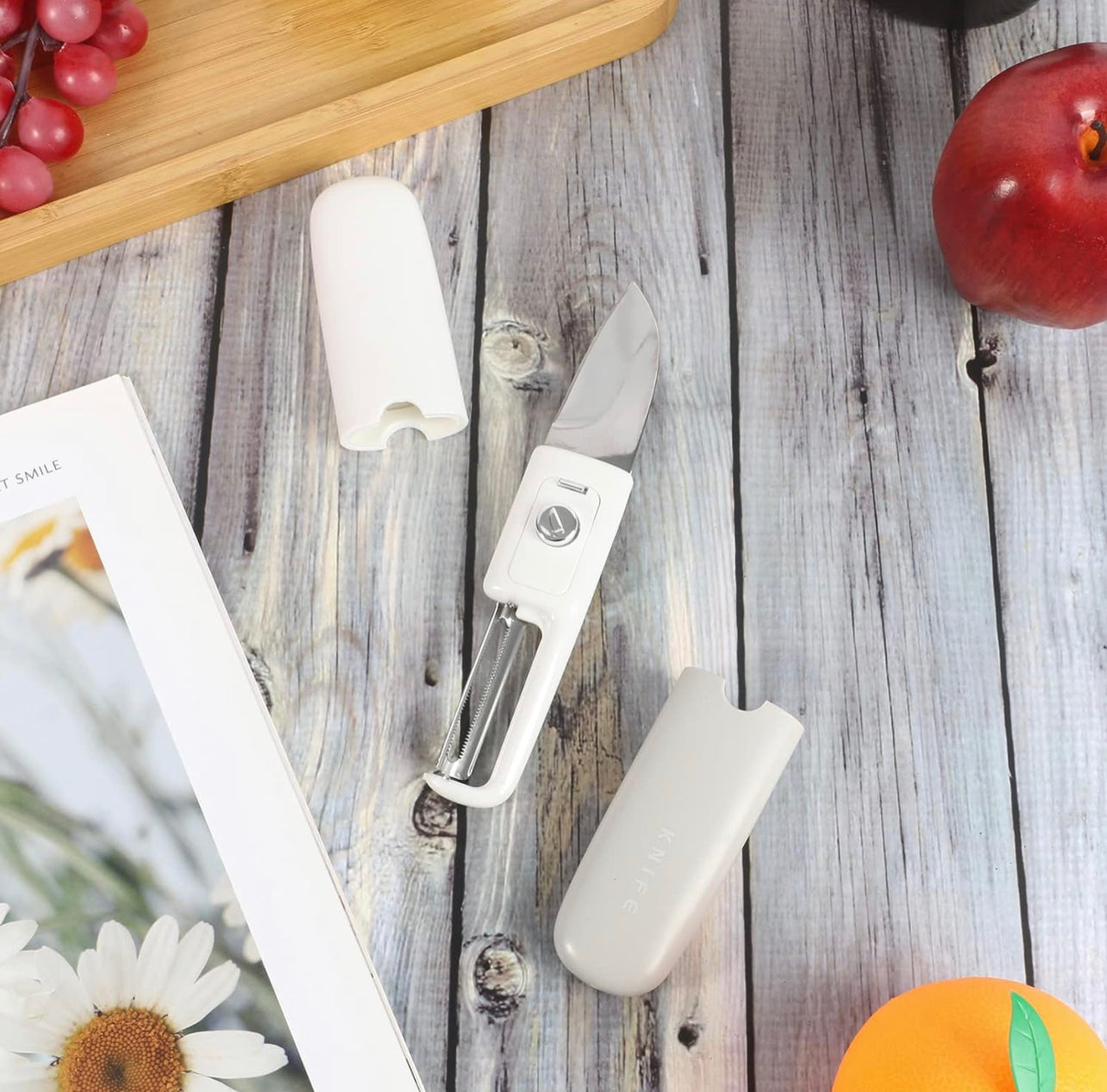 2 in 1 Multifunctional Stainless Steel Fruit Knife Peeler