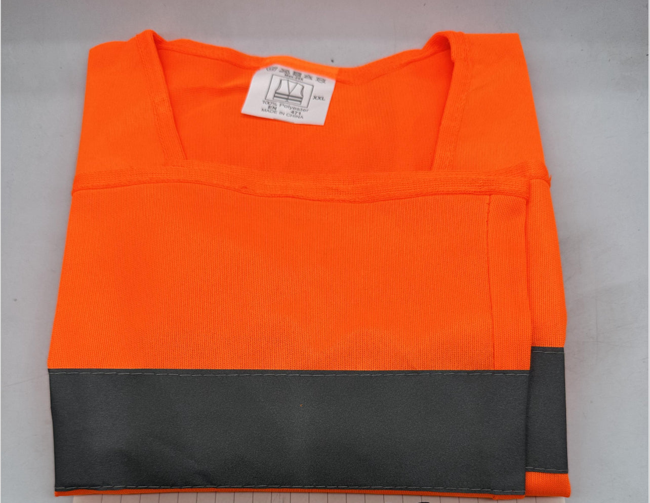 LIME REFLECTIVE ZIP 100gsm VEST SLEEVELESS – SOLID MESH – ID POUCH - LIME & ORANGE