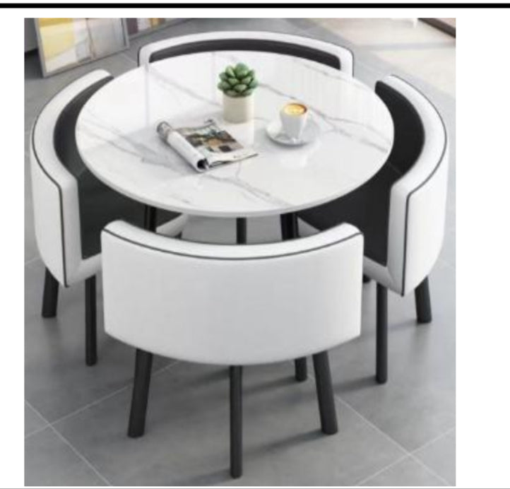 Nordic Dining Set - Table + 4Chairs