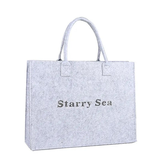 Large Capacity Felt Shopping Bag