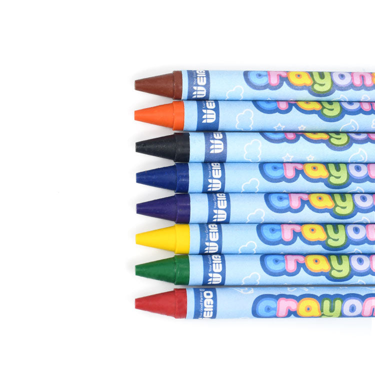 Jumbo Wax Crayons - 12pcs