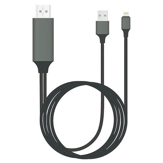 Lightning Cable To HDMI TV AV Adapter For ISO 2m