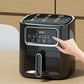 Silvercrest 10L Air Fryer 2400W 8 Smart Menu 360° Heating, Touch Display