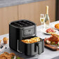 Silvercrest 10L Air Fryer 2400W 8 Smart Menu 360° Heating, Touch Display