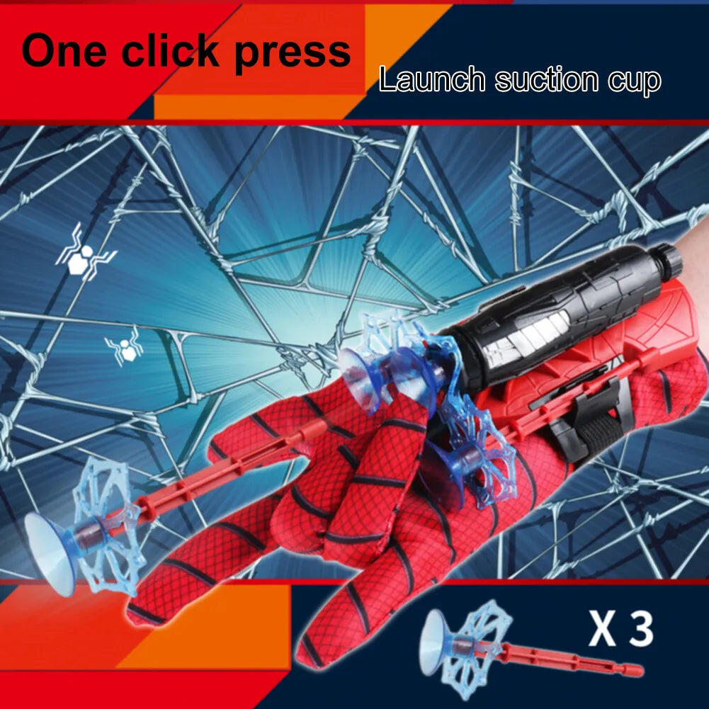 Spider-Man Launcher Glove Launch  for Boys Girls (3 Bullets)