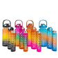 Water Bottle Motivational 3pc-Various Colour Options