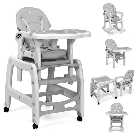 Multi-functional Children High Chair - Grey