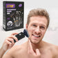 Electric shaver with sideburn trimmer and nose trimmer 3 in 1 GW 9851 matte black