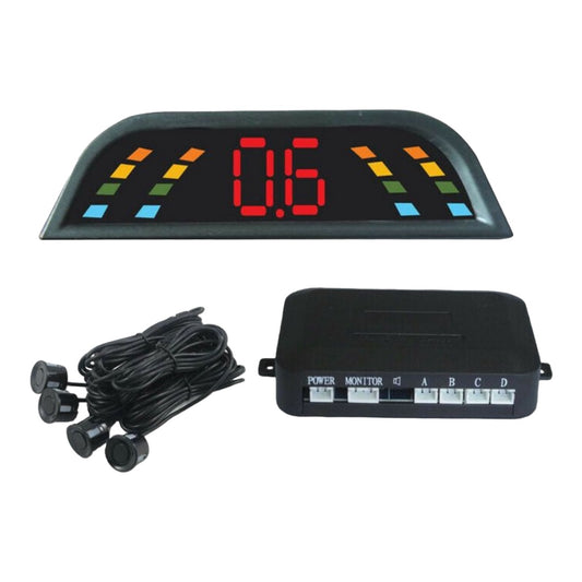 LED Display Car Parking System With 4 Reverse Sensors